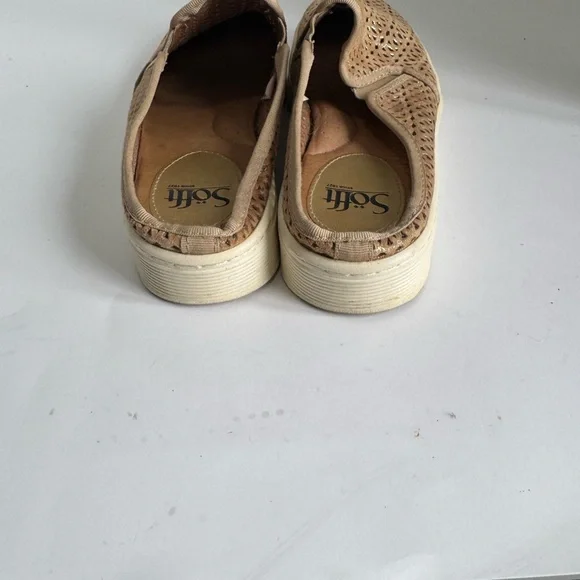 Söfft Somers II Slide Slip On Slide Mules Sneakers/Shoes Leather Metallic Size 9 - Picture 6 of 9
